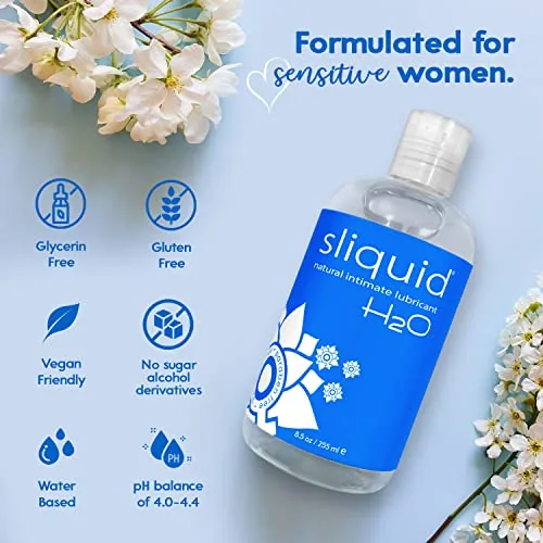Sliquid H2O Water-Based Lube, 8.5 oz view 4