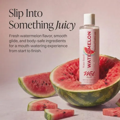 Wet Juicy Watermelon Edible Lube, 3 fl oz view 3