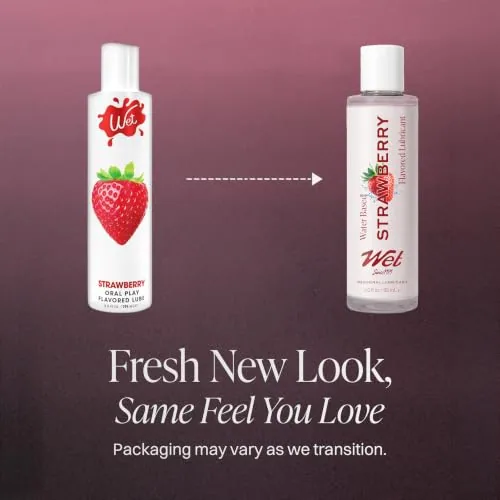 Wet Sexy Strawberry Edible Lube, 3 fl oz view 3