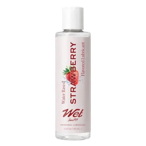Wet Sexy Strawberry Edible Lube, 3 fl oz