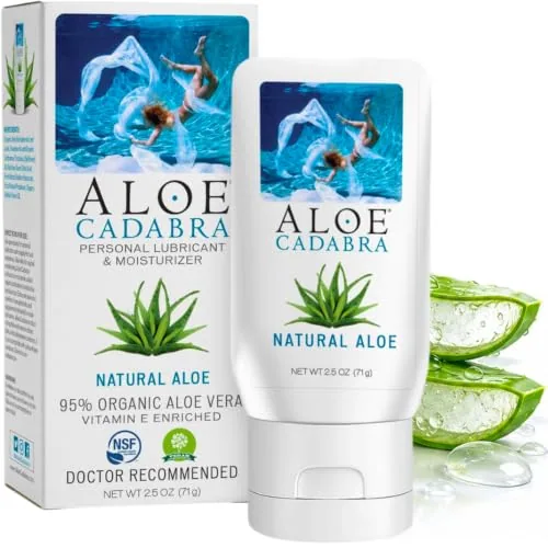 Aloe Cadabra Unscented Aloe Lube, 2.5 oz