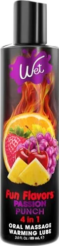 Wet Passion Punch 4-in-1 Warming Lube, 3 fl oz