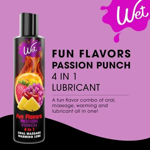 Wet Passion Punch 4-in-1 Warming Lube, 3 fl oz view 3