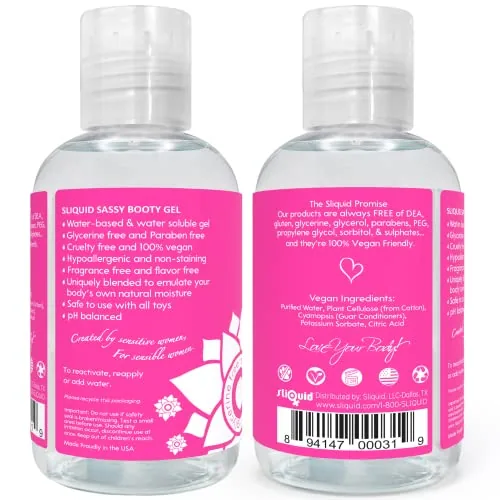 Sliquid Sassy Thick Water-Based Lube, 4.2 oz view 2