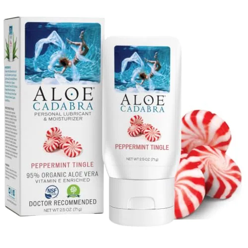 Aloe Cadabra Peppermint Aloe Lube, 2.5 oz