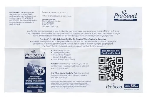 Pre-Seed Fertility-Friendly Lube, 9 ct, 2-Pack view 2