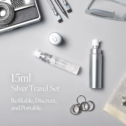 Uberlube Silicone Lube Travel Kit, Silver, 15 ml view 2