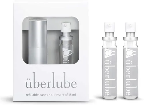 Uberlube Silicone Travel Lube, Latex-Safe, 15 ml