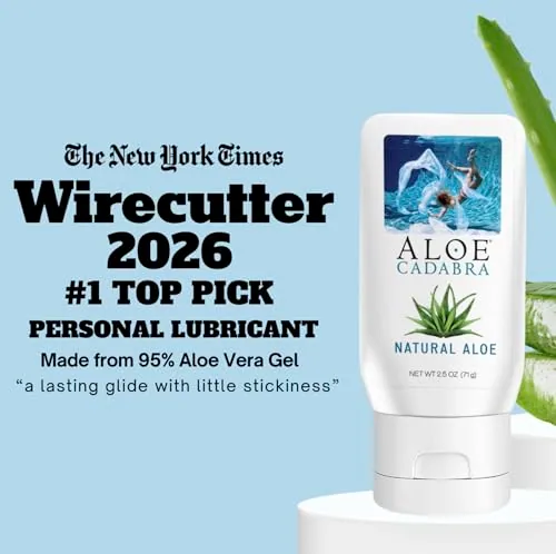 Aloe Cadabra Unscented Aloe Lube, 2.5 oz (5-pack) view 2