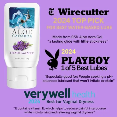 Aloe Cadabra French Lavender Aloe Lube, 2.5 oz (3-pack) view 2
