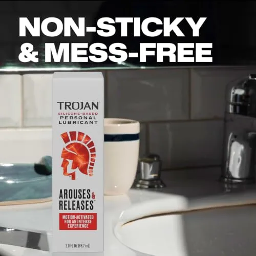 Trojan Arouses and Releases Silicone Lube, 3 fl oz view 6