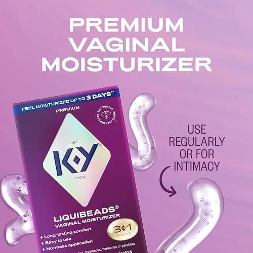 K-Y Liquibeads Vaginal Moisturizer Suppositories view 3