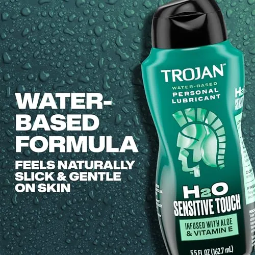 Trojan H2O Sensitive Touch Water-Based Lube, 5.5 fl oz view 3