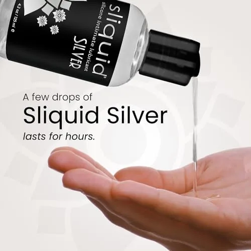 Sliquid Silver Silicone Lube, 8.5 oz view 4