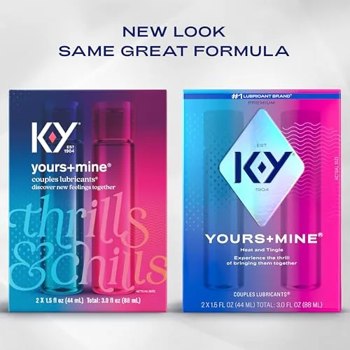 K-Y Yours & Mine Couples Lubricant, 2 x 1.5 oz view 6
