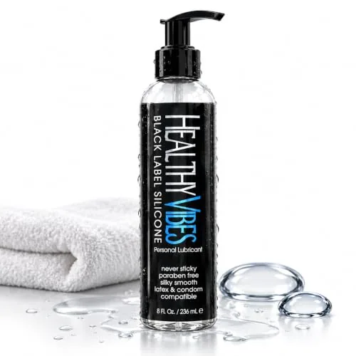 Healthy Vibes Silicone Lube, 8 oz view 5
