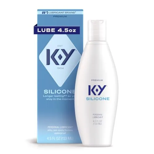 K-Y Silicone Lube, 4.5 oz