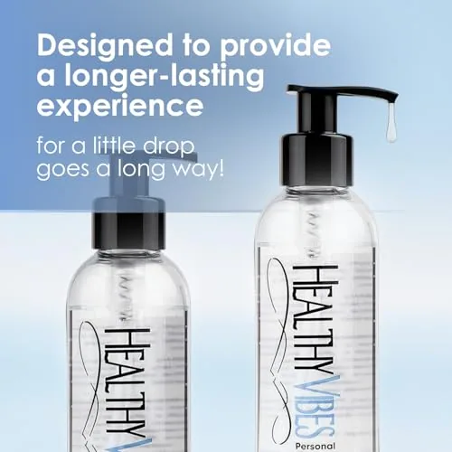 Healthy Vibes Water-Based Hand Pump Lube, 2 oz view 3