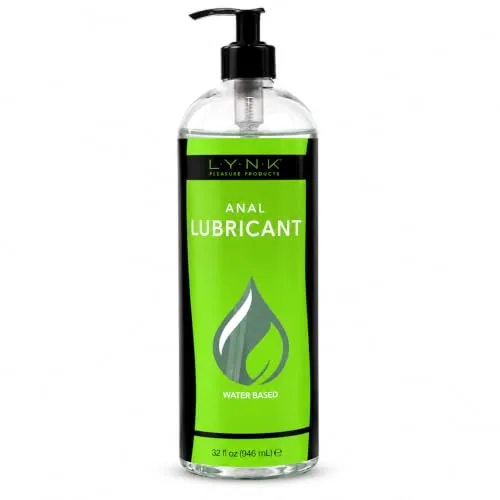 LYNK Water-Based Anal Lube, 32 oz