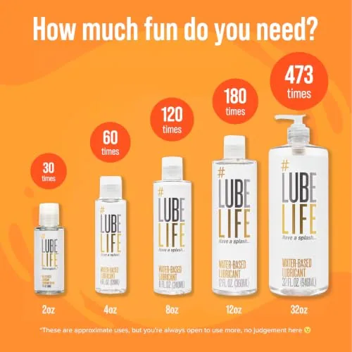 LubeLife Water Based Lube, 8 fl oz view 5