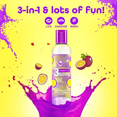 ID 3some Massage Passion Fruit, 4 oz view 4