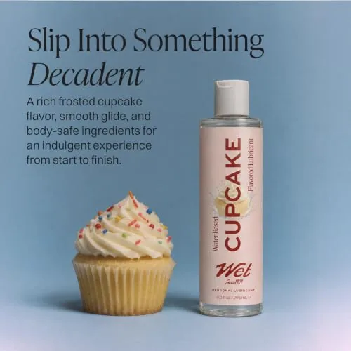 Wet Frosted Cupcake Edible Lube, 3 fl oz view 4