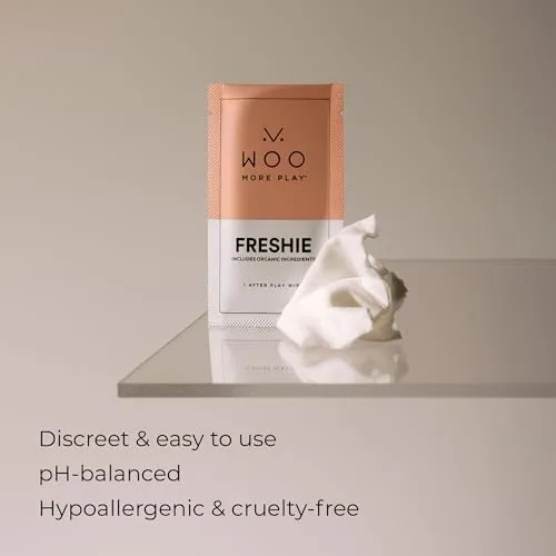 Woo More Play Freshies Intimate Wipes, 10 ct view 5