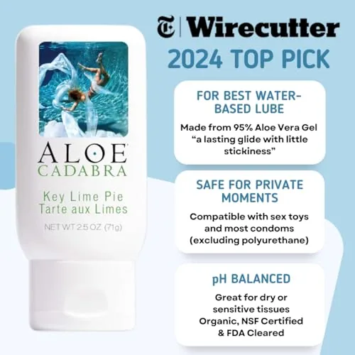 Aloe Cadabra Key Lime Pie Aloe Lube, 2.5 oz view 2