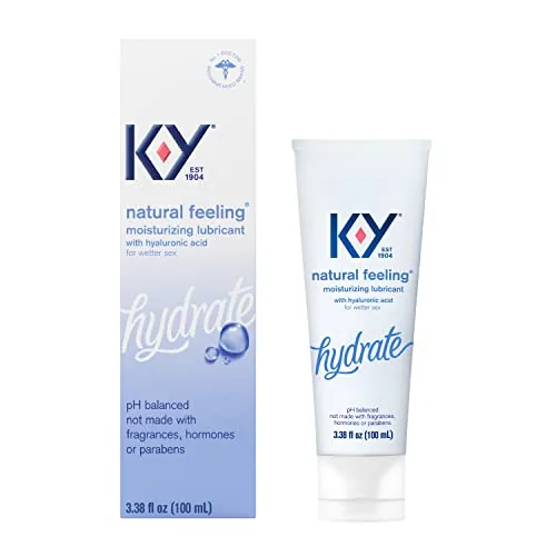 K-Y Natural Feeling Hyaluronic Lube, 3.38 oz