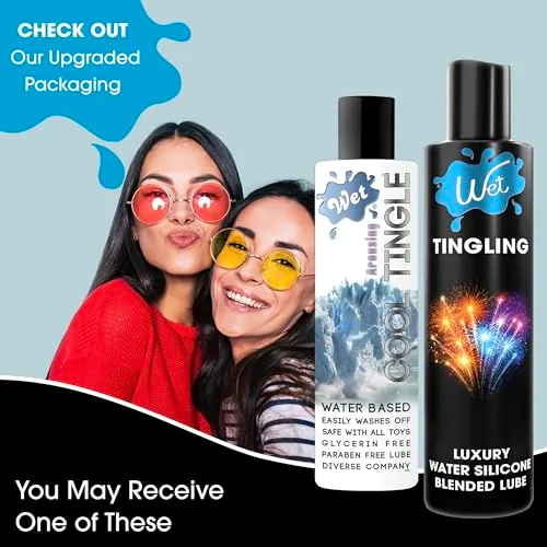 Wet Cool Tingle Water-Based Lube, 9 fl oz view 5