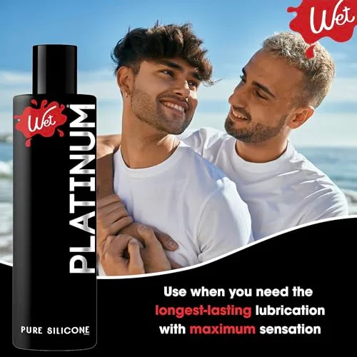 Wet Platinum Silicone Lube Sampler, 3-Piece view 4
