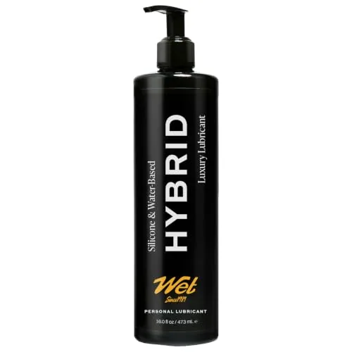 Wet Hybrid Water-Silicone Lube, 16 fl oz