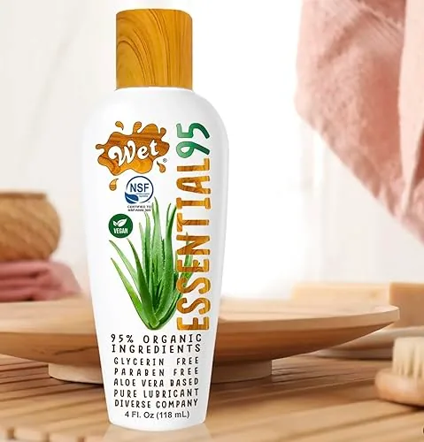 Wet Essential95 Aloe Lube and Moisturizer, 2 x 4 fl oz view 5