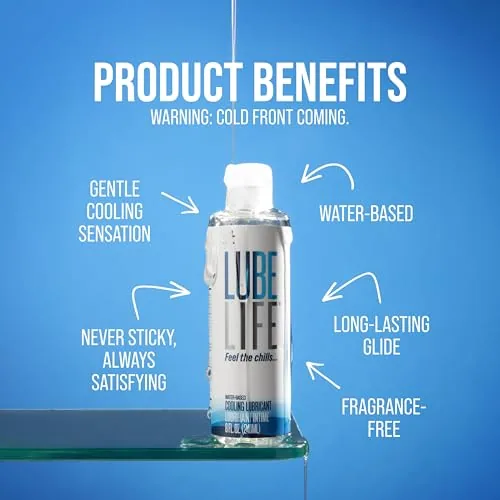 LubeLife Water Based Cooling Lube, 8 fl oz view 5