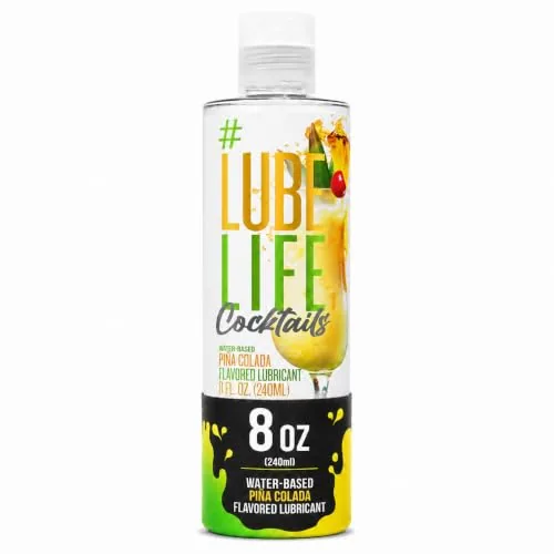 LubeLife Pina Colada Flavored Lube, 8 fl oz