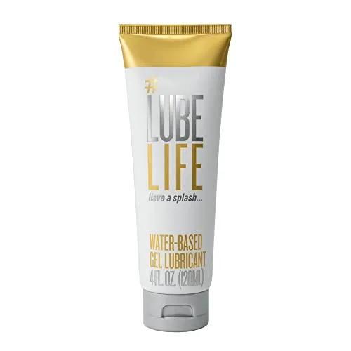 LubeLife Water Based Gel Lube, 4 fl oz