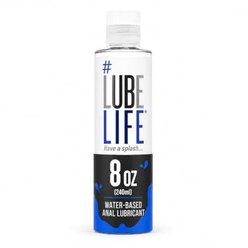 LubeLife Water Based Anal Lube, 8 fl oz