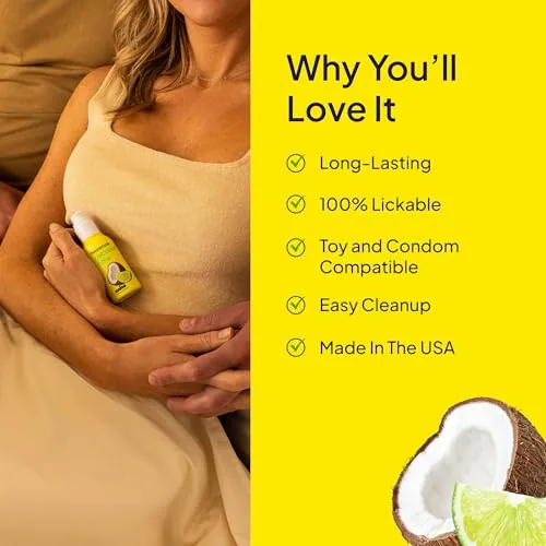 Hello Cake Coconut Lime Flavored Lube, 1.7 oz view 4