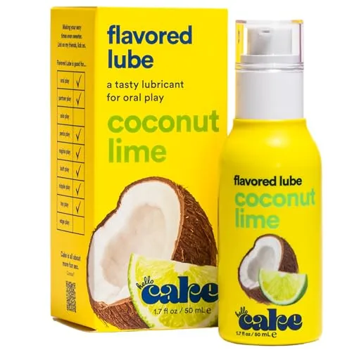 Hello Cake Coconut Lime Flavored Lube, 1.7 oz