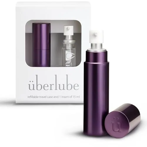 Uberlube Silicone Lube Travel Kit, Eggplant, 15 ml
