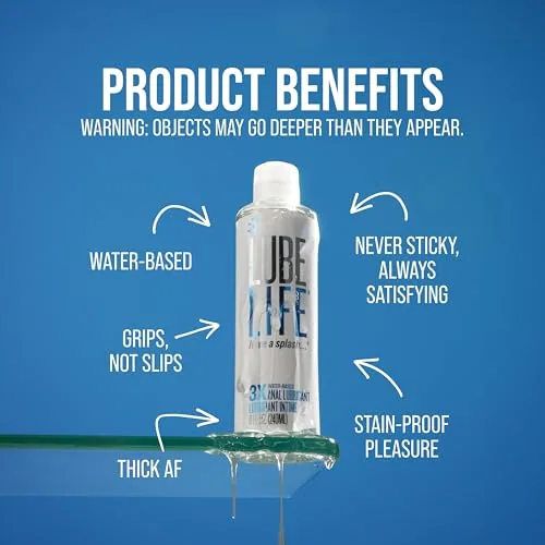 LubeLife 3X Water Based Anal Lube, 8 oz view 3