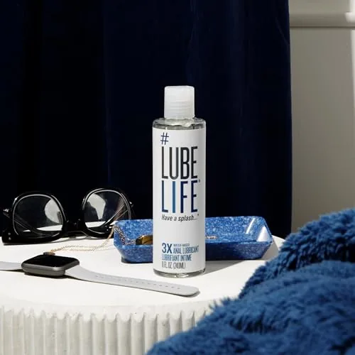 LubeLife 3X Water Based Anal Lube, 8 oz view 5