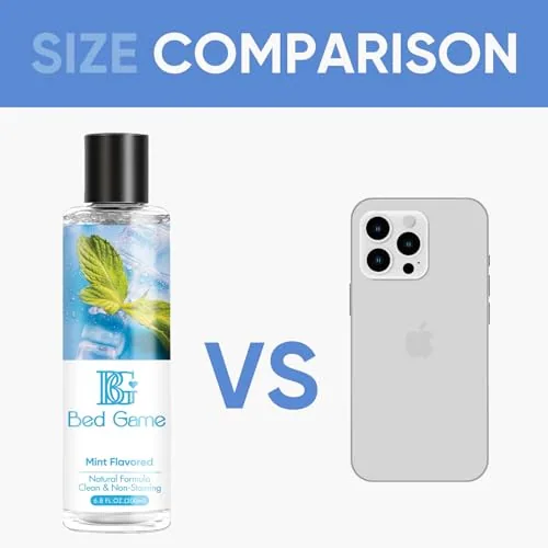 BED GAME Mint Flavored Water-Based Lube, 6.8 oz view 5