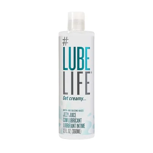 LubeLife Jizzy Juice Hybrid Lube, 8 oz