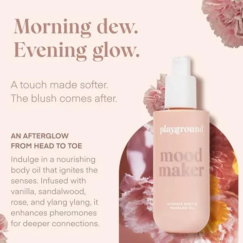 Playground Mood Maker Massage & Intimacy Oil Set view 6