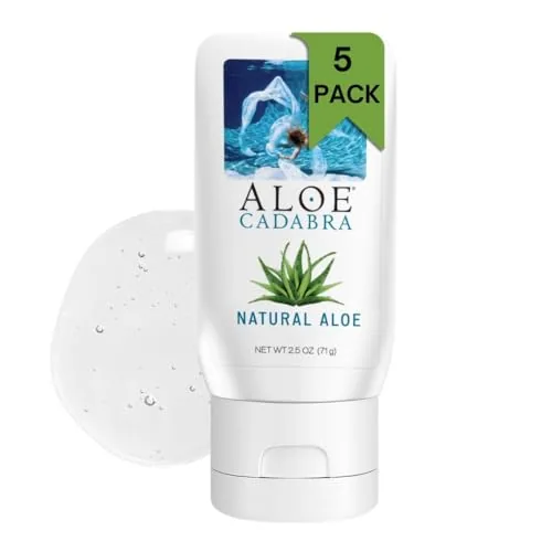 Aloe Cadabra Unscented Aloe Lube, 5-pack