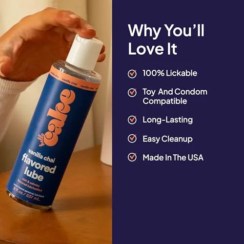 Hello Cake Vanilla Chai Flavored Lube, 8 oz view 4