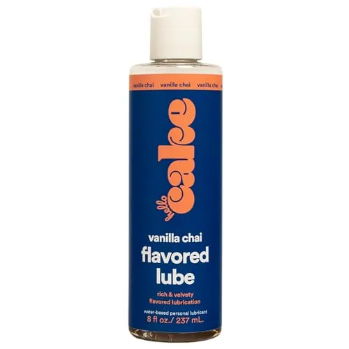 Hello Cake Vanilla Chai Flavored Lube, 8 oz