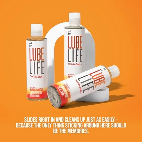 LubeLife Water Based Warming Lube, 4 fl oz view 4
