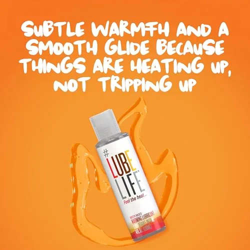 LubeLife Water Based Warming Lube, 4 fl oz view 6